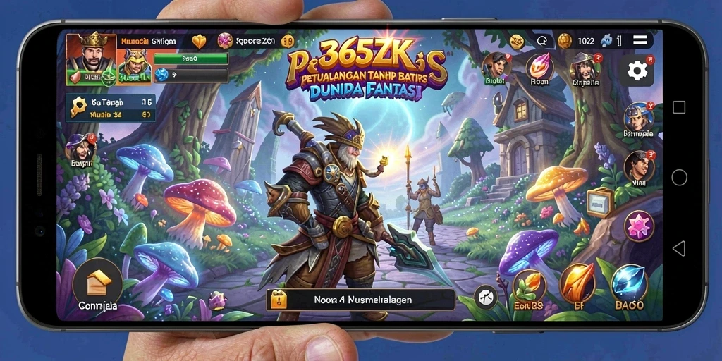 Gameplay petualangan mendebarkan dalam 365ZK.