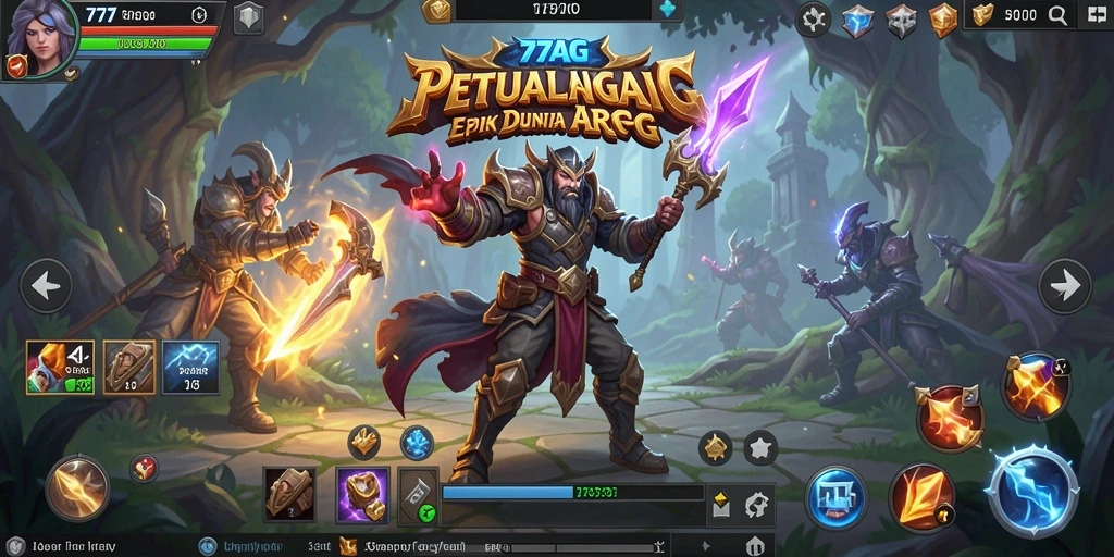 Tangkapan layar menampilkan aksi seru dalam gameplay ARPG.