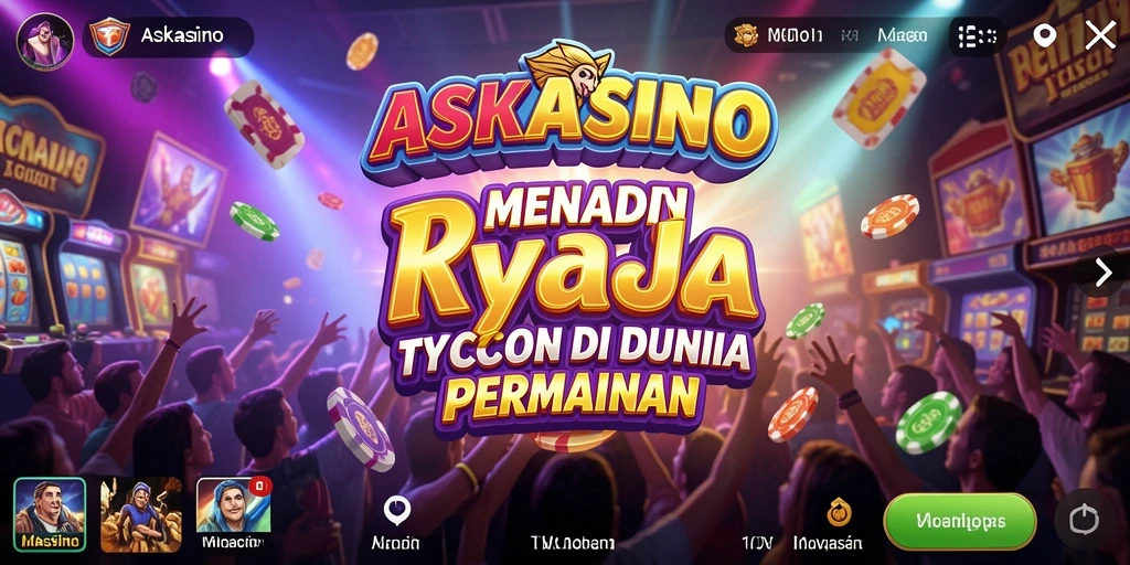 Gameplay seru ASKASINO menunjukkan atmosfer kasino yang menarik.