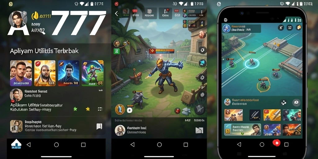 Screenshot AT777 menampilkan antarmuka aplikasi Utility yang intuitif dan bersih.
