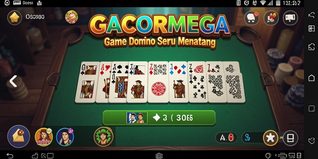 Screenshot utama GACORMEGA dengan gameplay seru dan interaksi pemain.