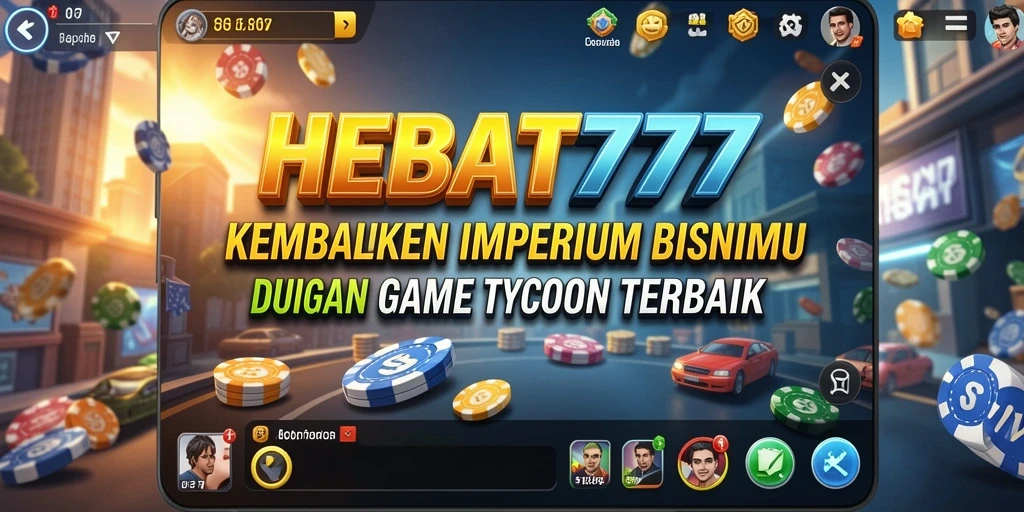Tangkapan layar HEBAT777 menunjukkan momen menegangkan saat menjalankan bisnis Tycoon.