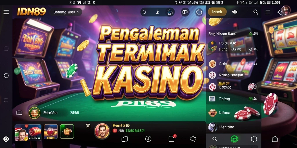 Gameplay IDN89 menunjukkan keseruan bermain Kasino secara nyata.