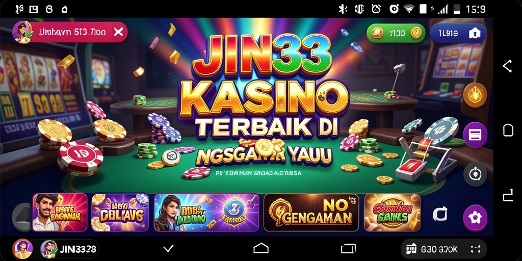 Screenshot utama JIN33 dengan gameplay Kasino yang menakjubkan.