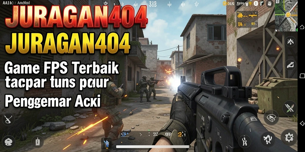 Tangkapan layar utama dari gameplay JURAGAN404 yang intens.