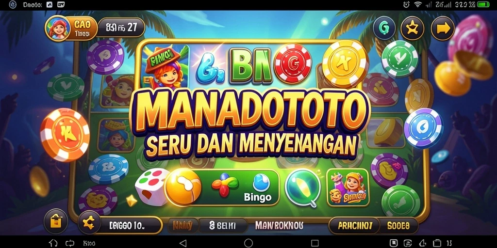 Tampilan menarik dan seru dari gameplay MANADOTOTO.