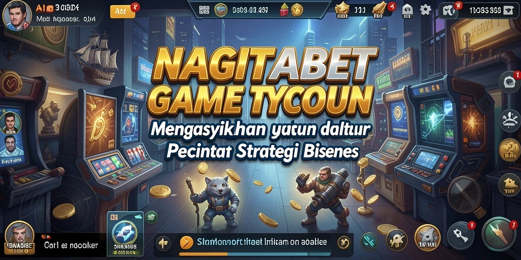 Tampilan gameplay NAGITABET yang menarik dengan elemen Tycoon.