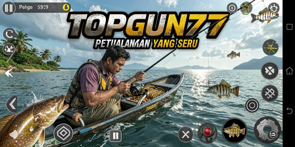 Tangkapan ikan beragam dalam gameplay TOPGUN77 yang menantang.
