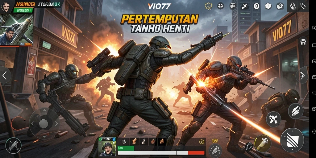 Tangkapan layar VIO77 menampilkan aksi pertarungan yang mendebarkan dan grafis yang menawan.